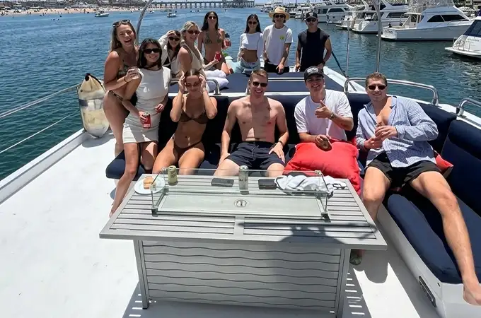 Shared yacht charter Newport Beach